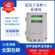 大連海峰壁掛式雙聲道超聲波流量計(jì)技術(shù)特點(diǎn)